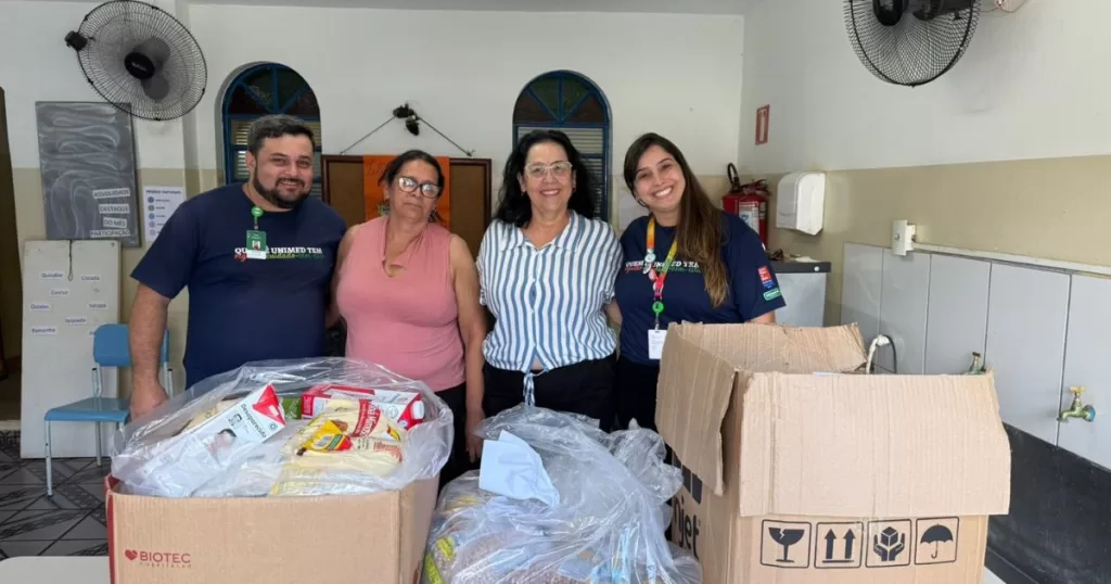 Cooperativa de médicos arrecada e doa 300 quilos de alimentos para instituições de Ribeirão- Will insert post title.